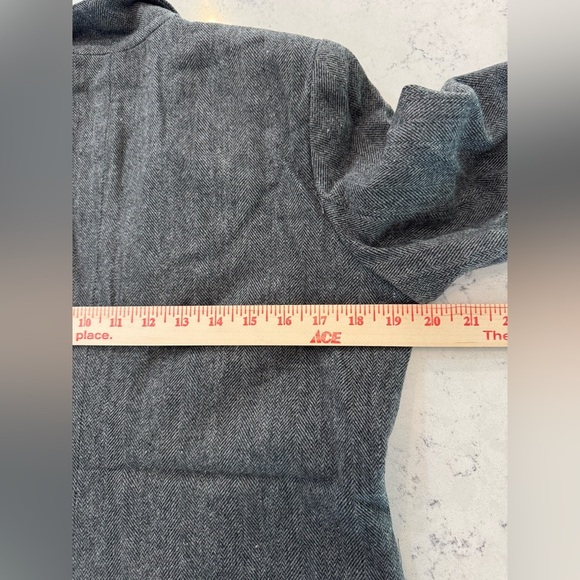 Grey Lab Jacket Size M Grey Herringbone MUCH MORE LOVE PLS! Blazer Coat NWT - Picture 10 of 12
